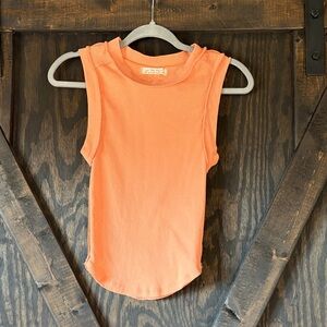 We The Free Vibrant Orange Women’s Tank Top Small